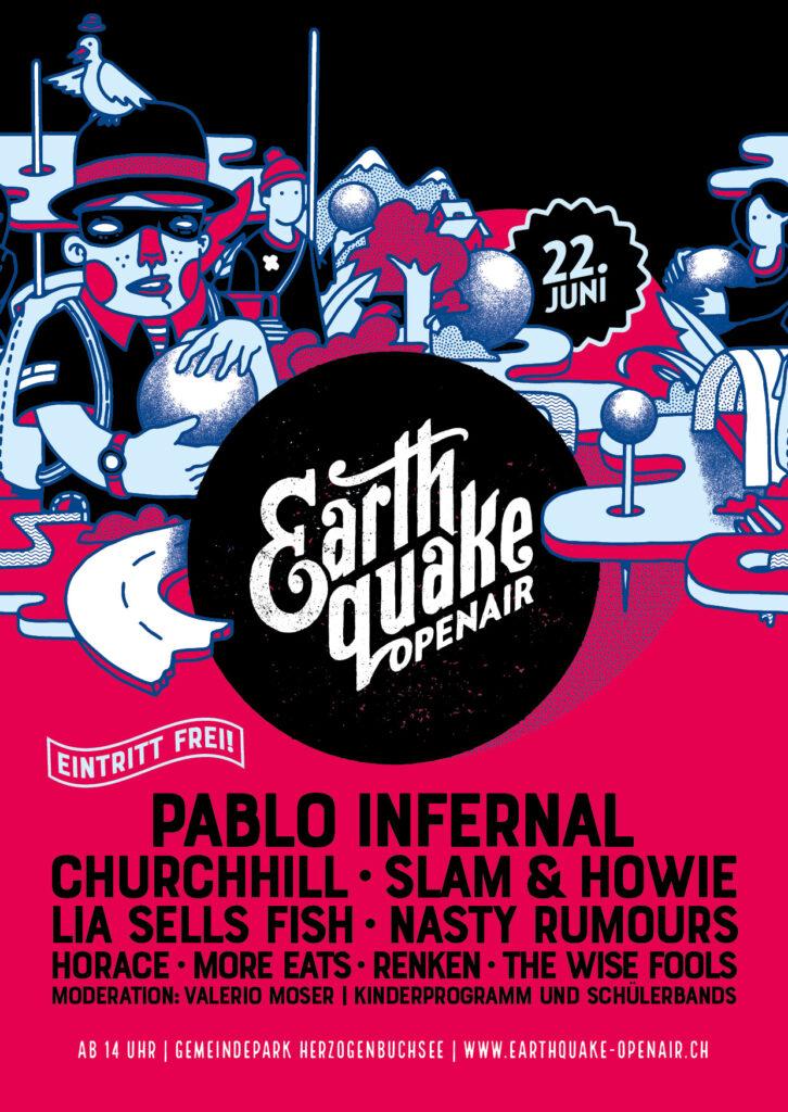 earthquakeopenair flyerA6 2019 front